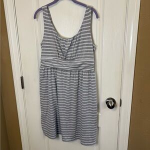 Vintage Davina Striped Sleeveless Dress